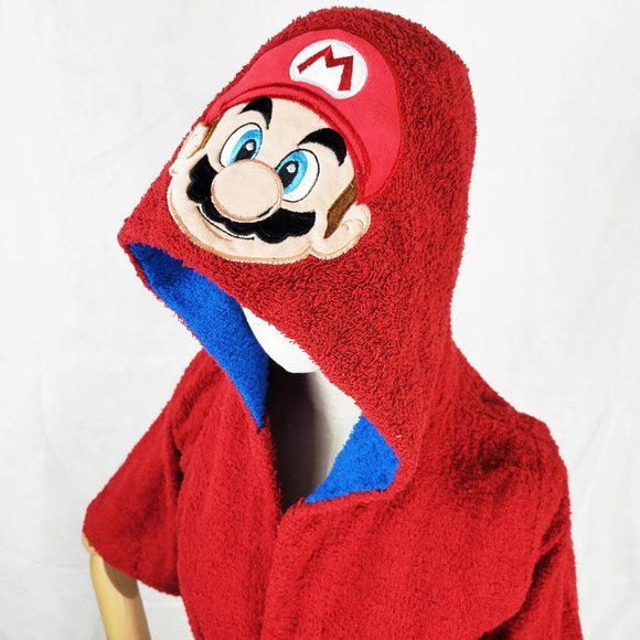 Mario BrosBathrobeswimweargift for Childstowelling fabric